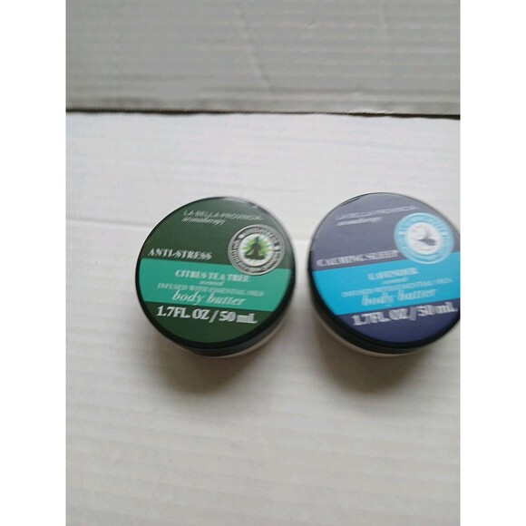 (2) La Bella Provincia Aromatherapy Body Butter  Lavender Citrus/ Tea Tree - Picture 8 of 8